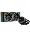 Kit refrigeracion liquida deepcool lm240 led rgb 2x 120mm negro