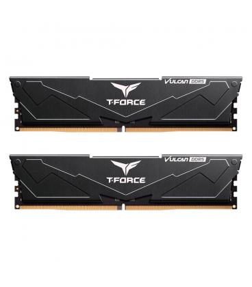 Memoria ram 6000mt - s teamgroup vulcan ddr5 black 2x16gb 32gb cl30