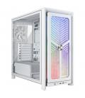 Caja ordenador gaming corsair frame 4000x rs atx cristal templado blanca