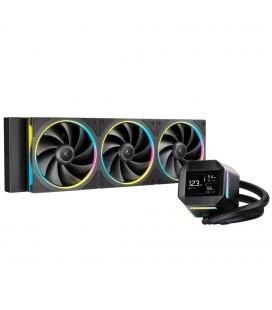 Kit refrigeracion liquida deepcool lm360 led rgb 3x 120mm negro