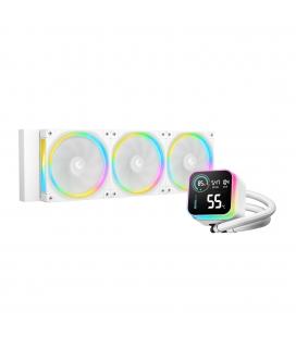 Kit refrigeracion liquida deepcool lq360 ultra argb 3x 120mm blanco