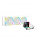 Kit refrigeracion liquida deepcool lq360 ultra argb 3x 120mm blanco