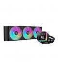 Kit refrigeracion liquida deepcool lq360 ultra argb 3x 120mm negro