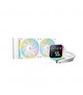 Kit refrigeracion liquida deepcool lq240 led digital argb 2x 120mm blanco