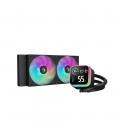 Kit refrigeracion liquida deepcool lq240 led digital argb 2x 120mm negro