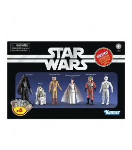 Figuras hasbro star wars retro collection 6 unidades
