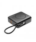 Gembird powerbank inalámbrico 10000 mah negro