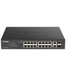 D-Link DGS-1100-18PV2 switch Gestionado L2 Gigabit Ethernet (10/100/1000) Energía sobre Ethernet (PoE) 1U Negro