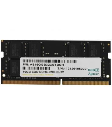 Memoria ram apacer es.16g21.psh 16gb/ ddr4/ 3200mhz/ 1.2v/ cl22/ sodimm