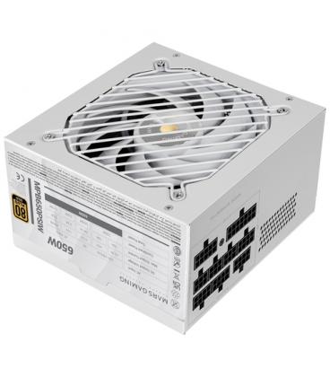 Fuente de alimentación mars gaming mpb650psi/ 650w/ ventilador 12cm/ 80 plus gold/ blanca