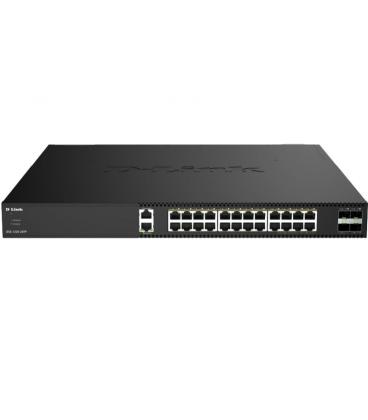 Switch gestionable d-link dxs-1250-28yp/e 24 puertos/ rj-45 10gbps/ sfp/ poe