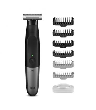Afeitadora braun wet and dry serie x xt5200/ con batería/ 6 accesorios