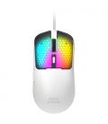 Ratón gaming mars gaming mm-viper/ hasta 12800 dpi/ blanco