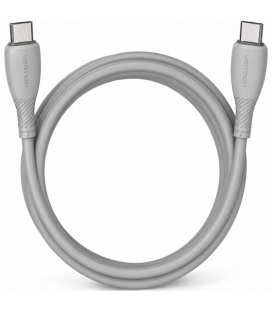 Cable usb 2.0 tipo-c vention trvhh/ usb tipo-c macho - usb tipo-c macho/ hasta 60w/ 480mbps/ 2m/ gris