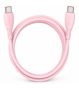Cable usb 2.0 tipo-c vention trwpf/ usb tipo-c macho - usb tipo-c macho/ hasta 100w/ 480mbps/ 1m/ rosa