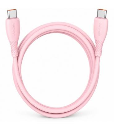 Cable usb 2.0 tipo-c vention trwpf/ usb tipo-c macho - usb tipo-c macho/ hasta 100w/ 480mbps/ 1m/ rosa