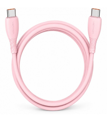 Cable usb 2.0 tipo-c vention trwph/ usb tipo-c macho - usb tipo-c macho/ hasta 100w/ 480mbps/ 2m/ rosa