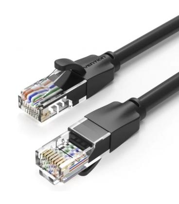 Cable de red rj45 utp vention ibeby cat.6/ 30cm/ negro