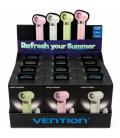 Pack 12 ventiladores de mano vention pbe-pack2/ 100 velocidades