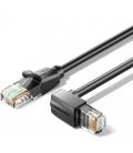 Cable de red rj45 utp vention ibvbj cat.6/ 5m/ acodado 90º/ negro