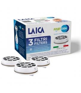 Filtro de carbón fast disk laica fd03a/ pack de 3 unidades/ compatibilidad flown go