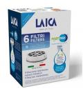 Filtro de carbón fast disk laica fd06a/ pack de 6 unidades/ compatibilidad flown go