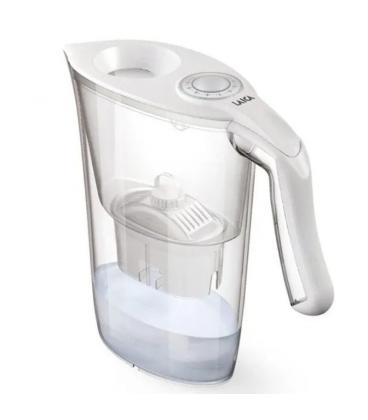 Pack jarra filtrante laica carmen tosca/ 2.3l/ blanca/ jarra + 1 filtro bi-flux