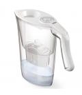 Pack jarra filtrante laica carmen tosca/ 2.3l/ blanca/ jarra + 1 filtro bi-flux