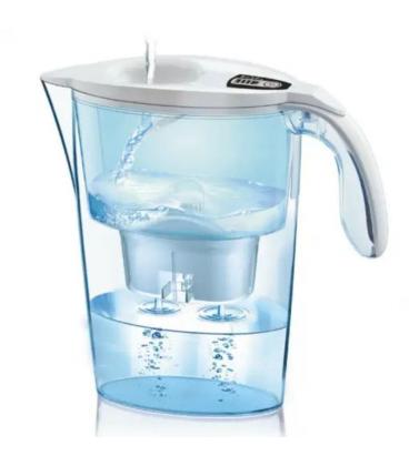 Pack jarra filtrante laica stream alkawater/ 2.3l/ blanca/ jarra + 1 filtro alkawater