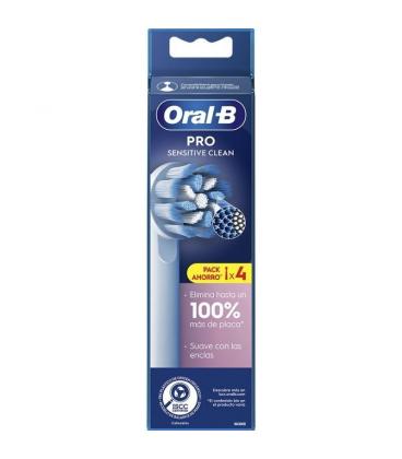 Cabezal de recambio para cepillo oral-b pro sensitive/ pack 4 uds