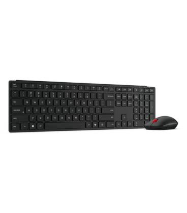 Lenovo 4X31S04841 teclado Ratón incluido Hogar / Oficina RF Wireless + Bluetooth Español Negro