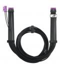 Cable pci express 4.0 a 16p asus 0.75m - macho - macho - negro