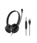Auriculares usb equip 245301 negro