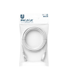 Cable red phasak latiguillo rj45 utp cat6 2m gris phk 1602