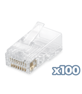 Conector phasak rj45 cat. 6 utp (100 unid) phk 45c6 - 100