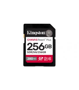 Tarjeta memoria sdxc 256gb kingston canvas react plus uhs - ii clase 10