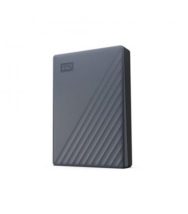 Disco duro externo hdd wd western digital 4tb my passport usb 3.2 gris