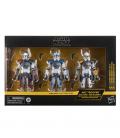 Set 3 figuras hasbro star wars the black series the clone wars arc commander colt. havoc & blitz