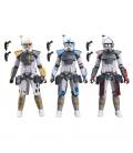 Set 3 figuras hasbro star wars the black series the clone wars arc commander colt. havoc & blitz