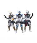 Set 3 figuras hasbro star wars the black series the clone wars arc commander colt. havoc & blitz
