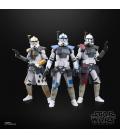 Set 3 figuras hasbro star wars the black series the clone wars arc commander colt. havoc & blitz