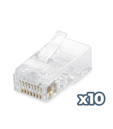 Conector phasak rj 45 cat. 6 utp (10 unid) phk 45c6
