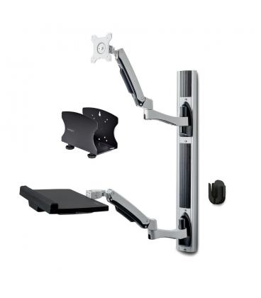 Soporte pared startech vesa hasta 27 pulgadas 100x100mm max 10kg + soportes cpu y teclado y raton