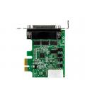Tarjeta adaptadora startech pci express 4x rs232