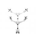 Soporte mesa startech vesa hasta 27 pulgadas 100x100mm max 45.2kg brazo cuadruple