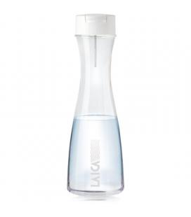 Botella filtrante laica glassmart/ capacidad 1.1l/ blanca/ incluye 2 filtros