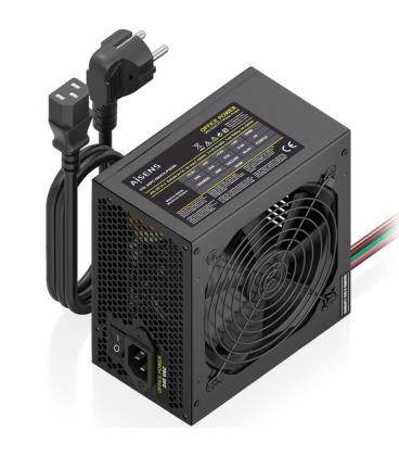 Fuente de alimentación aisens aspc-500atx-psebk/ 500w/ ventilador 12cm