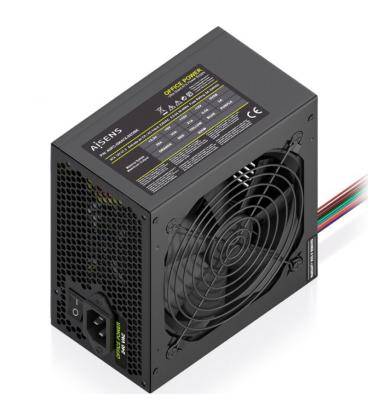 Fuente de alimentación aisens aspc-500atx-seobk/ 500w/ ventilador 12cm