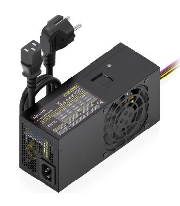 Fuente de alimentación tfx aisens aspc-500tfx-psebk/ 500w/ ventilador 8cm