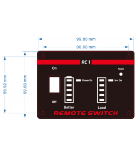 PANEL CONTROL REMOTO GEMBIRD PARA EG-PWC-PS INVERSORES
